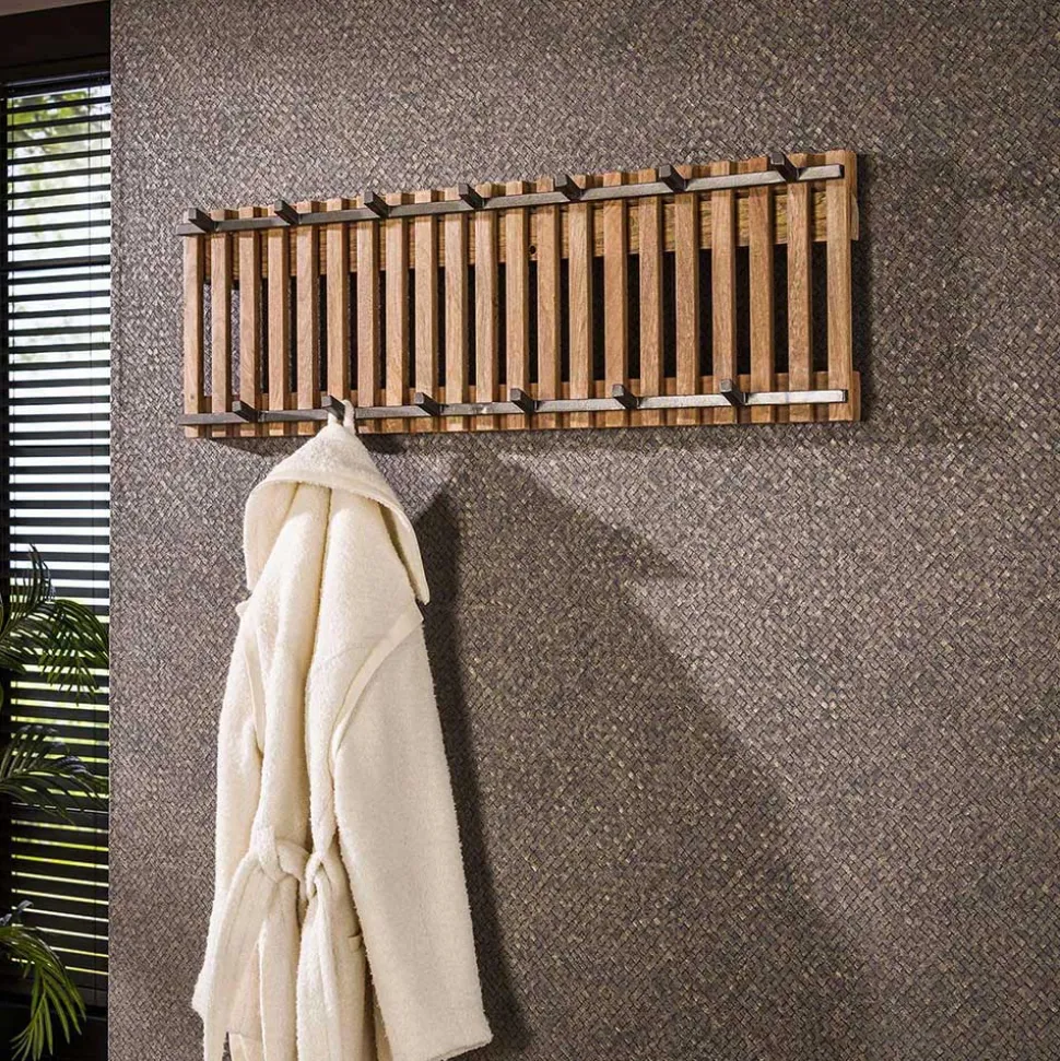 Hängegarderobe in Mangoholz Sandfarben - Imparacta