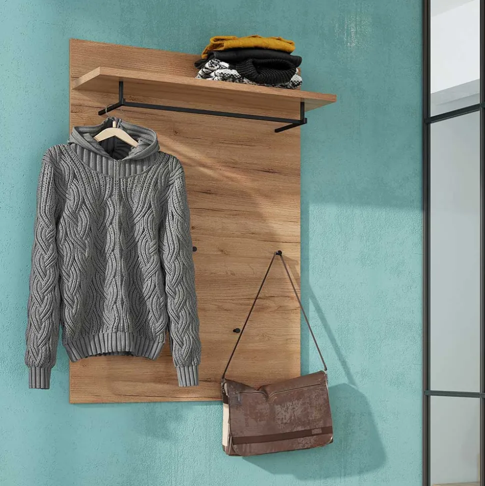 Hängegarderobe Paneel in Dekor Wildeiche - Esdrusca