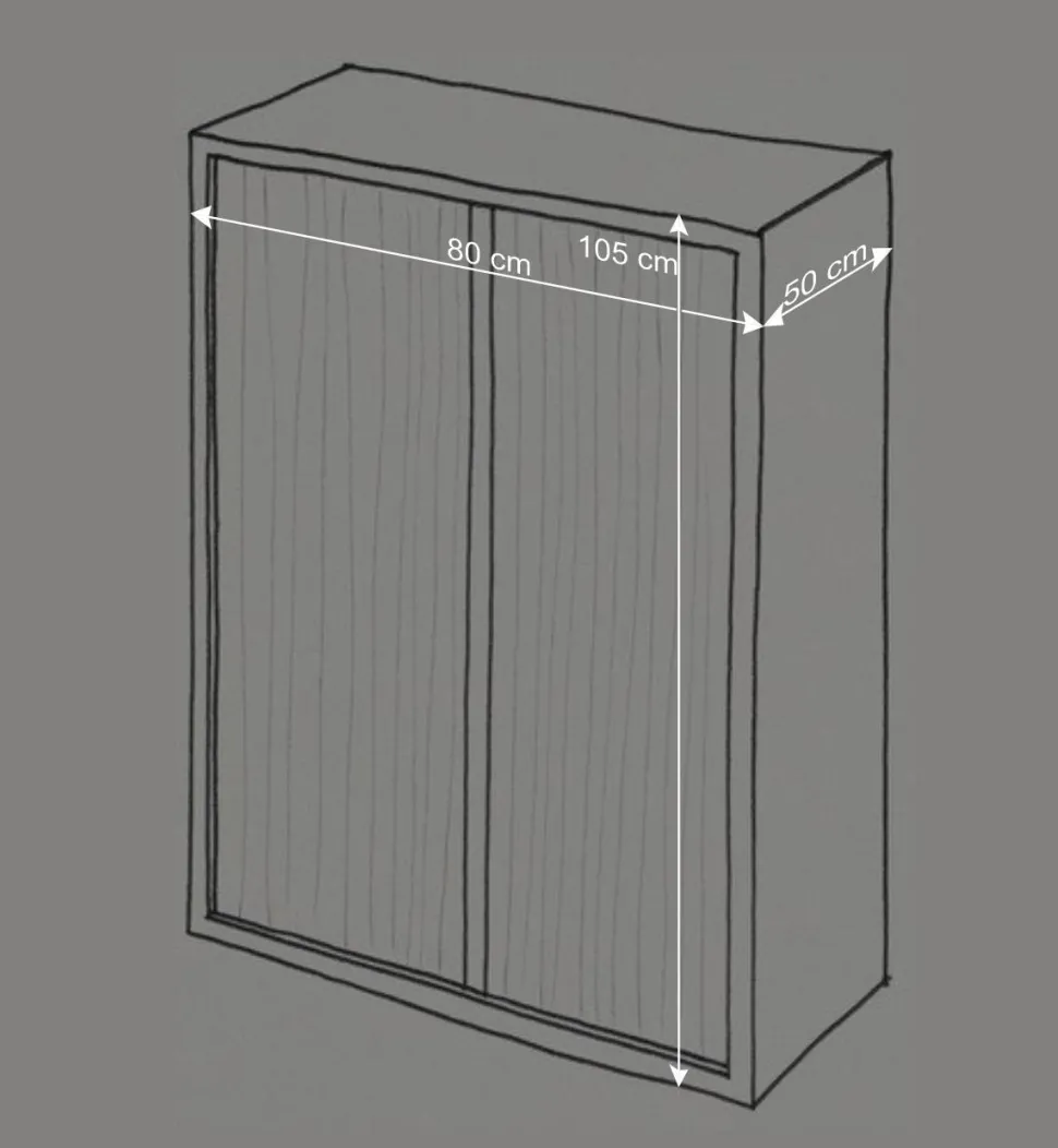 Hänge-Highboard mit Doppeltür - Fredellia