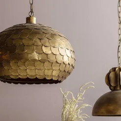 Hängelampe in Altmessing aus Metall - Casaja