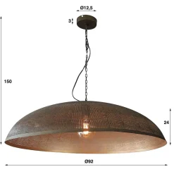 Hängelampe mit rundem Schirm - Marin