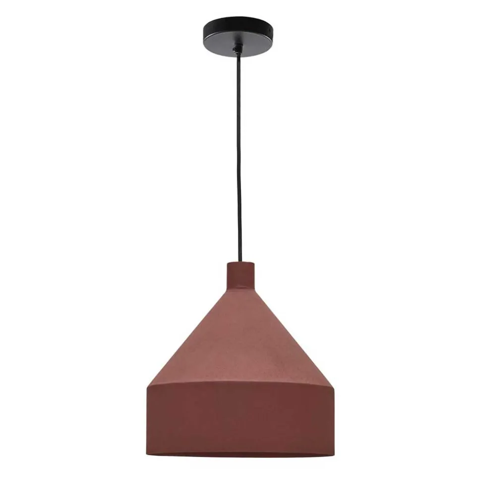 Hängeleuchte in Terracotta Metall - Kerbea