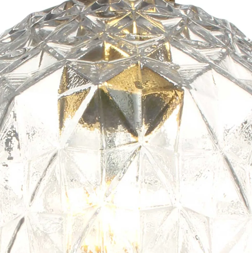 Hängeleuchte mit Design Glas Schirm - Vladgo