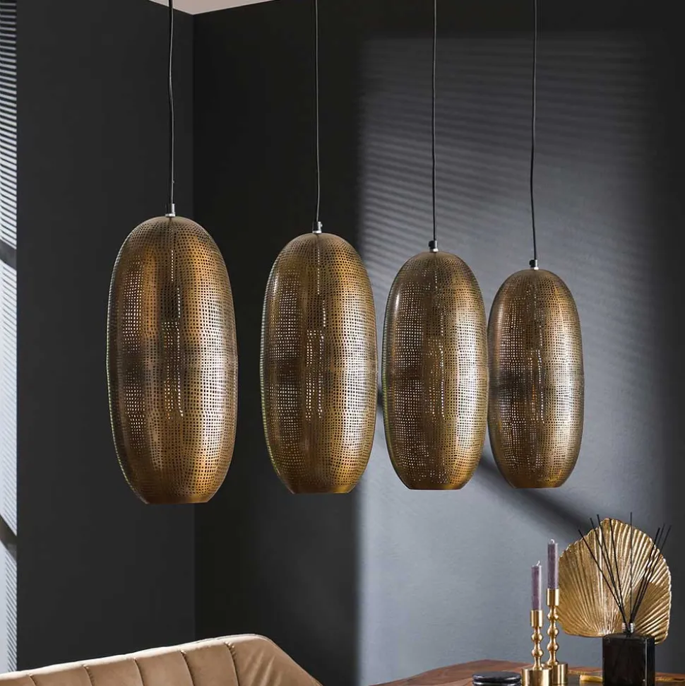 Hängeleuchte mit vier Metallschirmen - Musashi