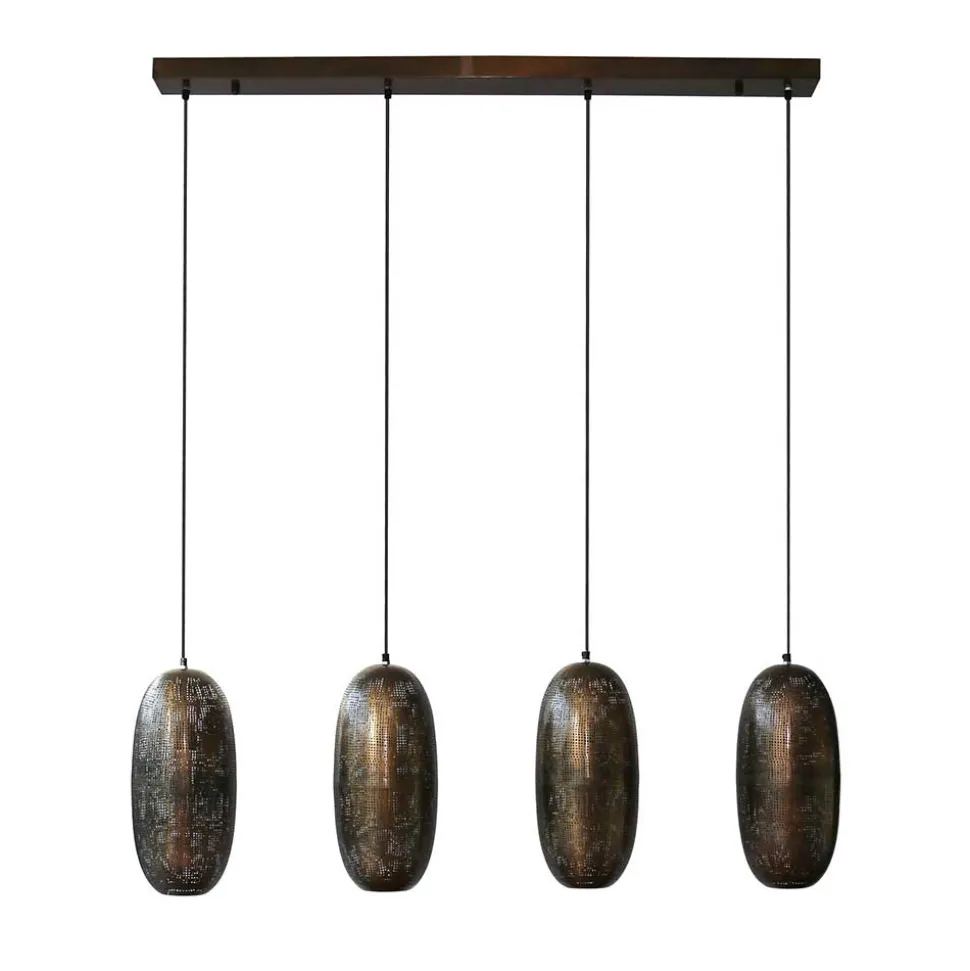 Hängeleuchte mit vier Metallschirmen - Musashi