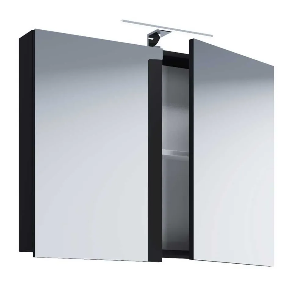 Hängende Badeinrichtung in Schwarz - Gloriella (dreiteilig)