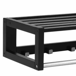 Hängende Garderobe in Schwarz - Geskan