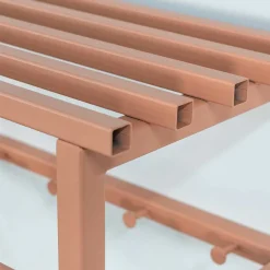 Hängende Garderobe in Terracotta - Onesty