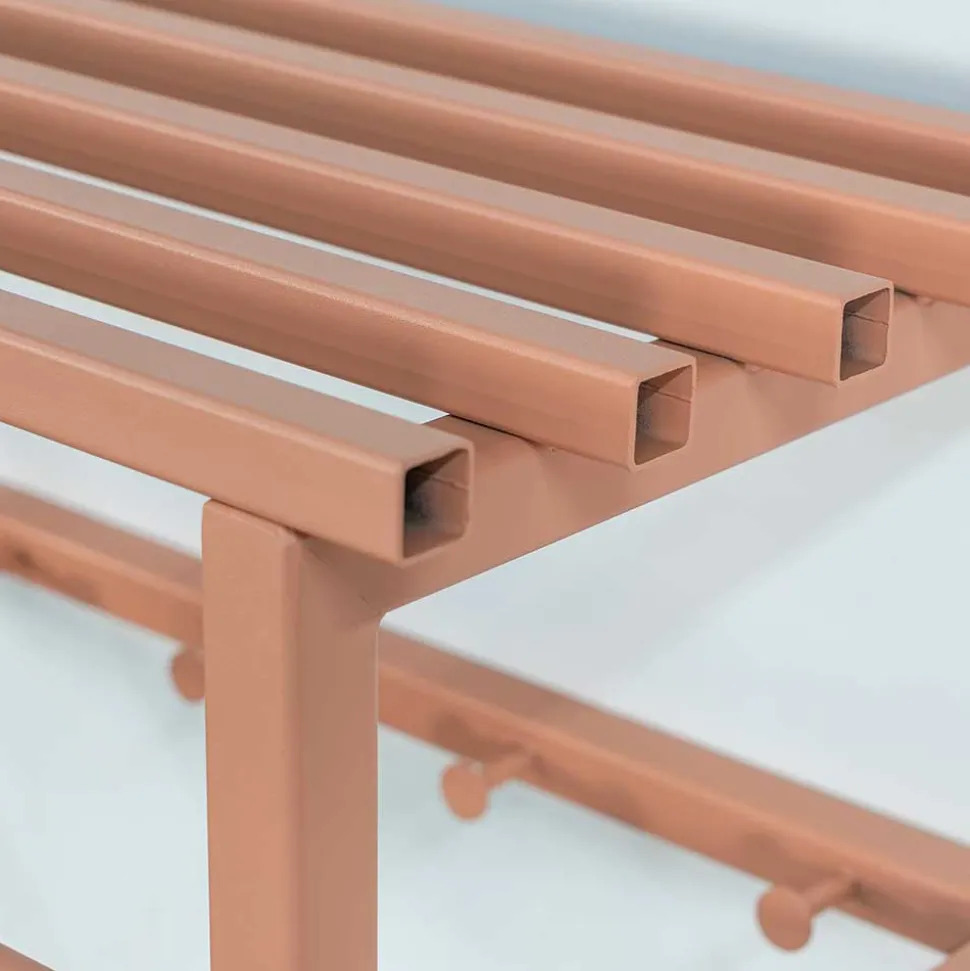 Hängende Garderobe in Terracotta - Onesty