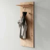 Hängende Garderobe in Wildeiche Holzoptik - Sismael