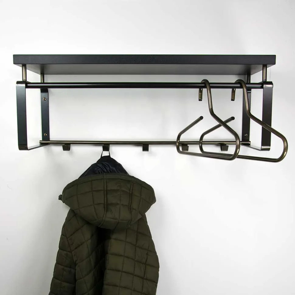 Hängende Garderobe mit Ablagebrett - Satroni