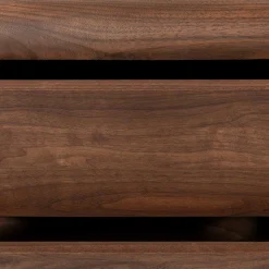 Hängende Kommode aus Nussbaum Massivholz - Amelie