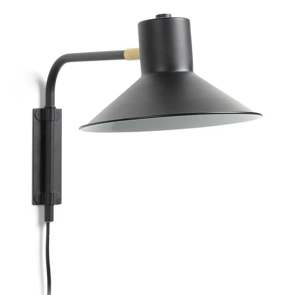 Hängende Lampe aus Metall in Schwarz - Resceta