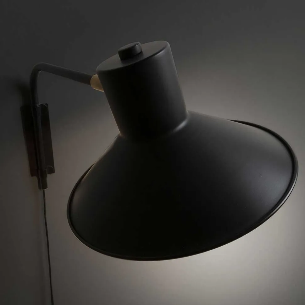 Hängende Lampe aus Metall in Schwarz - Resceta