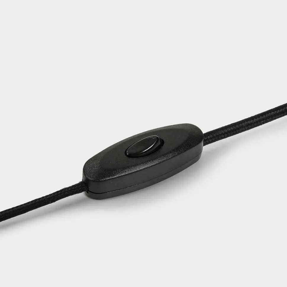 Hängende Lampe aus Metall in Schwarz - Resceta