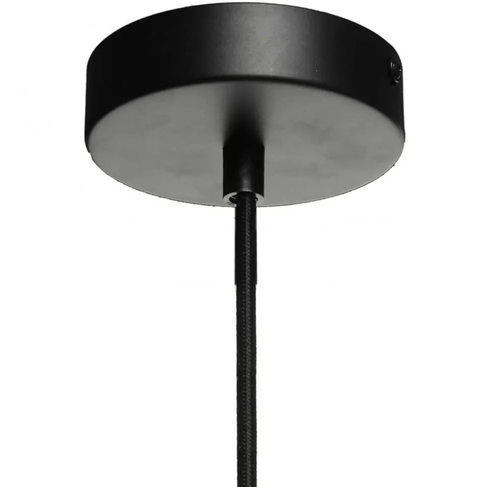 Hängende Lampe in Grau Glasschirm - Rodena