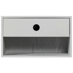 Hängende Nachtkonsole in Hellgrau - Philadela