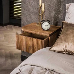 Hängende Nachtkonsolen mit Schublade - Vidal (2er Set)