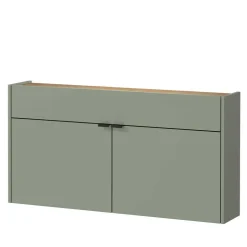 Hängender Flurschrank & runder Spiegel - Point (zweiteilig)