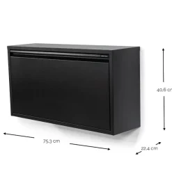 Hängender Schuhkipper in Schwarz - Kerala