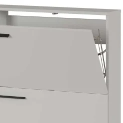 Hängender Schuhklappenschrank in Hellgrau - Orica