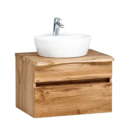 Hängender Waschtisch in Holzoptik - Drumias