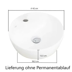 Hängender Waschtisch in Holzoptik - Drumias