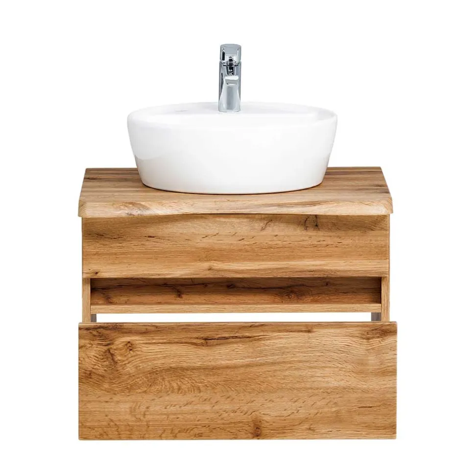 Hängender Waschtisch in Holzoptik - Drumias