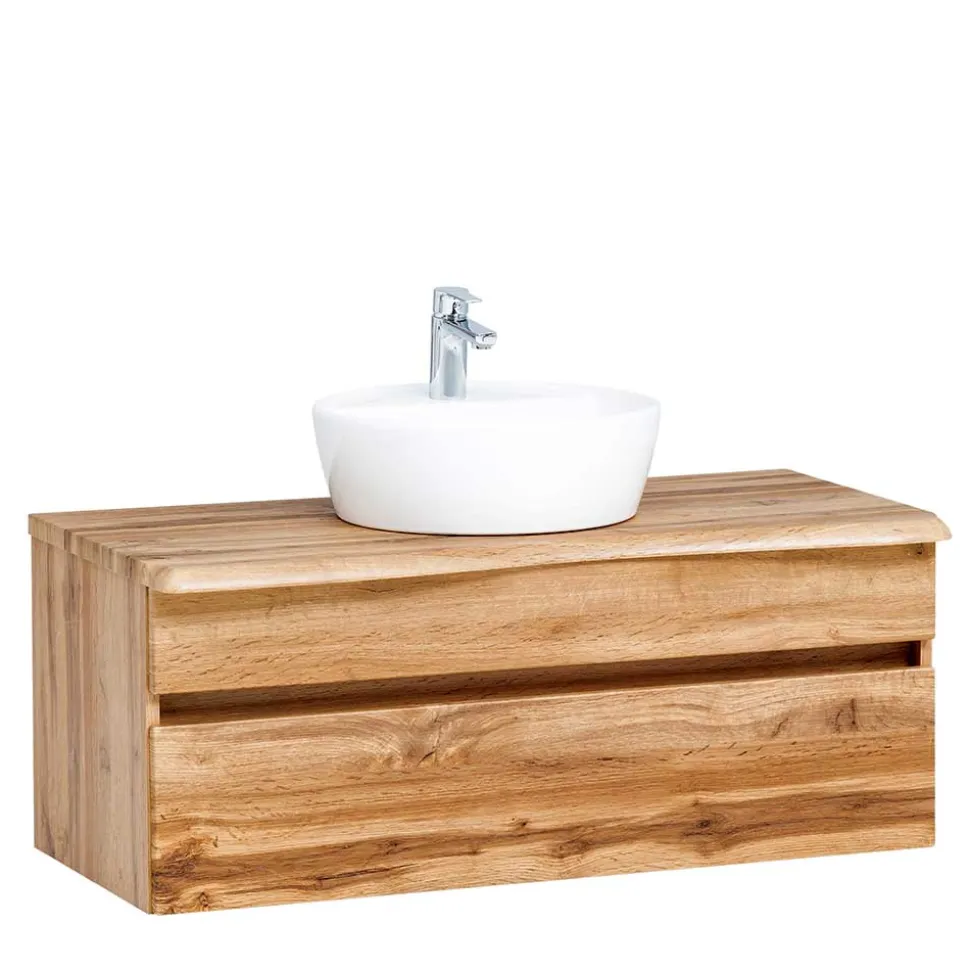 Hängender Waschtisch in Holzoptik - Drumias