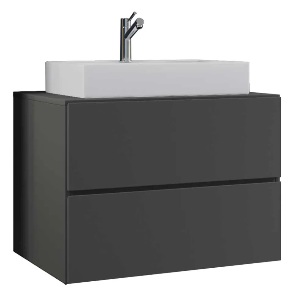 Hängender Waschtisch mit Aufsatzbecken - Luzern