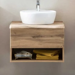 Hängender Waschtisch mit Baumkante - Tofias