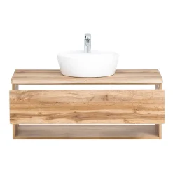 Hängender Waschtisch mit Baumkante - Tofias