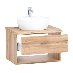 Hängender Waschtisch mit Baumkante - Tofias