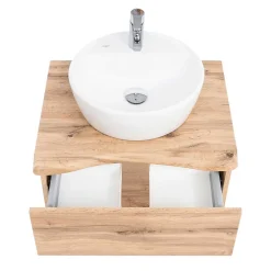 Hängender Waschtisch mit Baumkante - Tofias