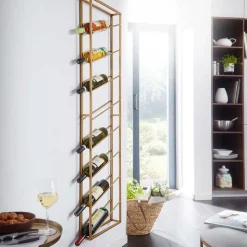 Hängendes Designregal für Wein Flaschen - Rentiva