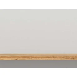 Hängeregal in Lichtgrau und Eiche Dekor - Jannios