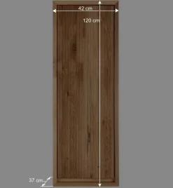 Hängeschrank aus Wildeiche Massivholz - Fredellia