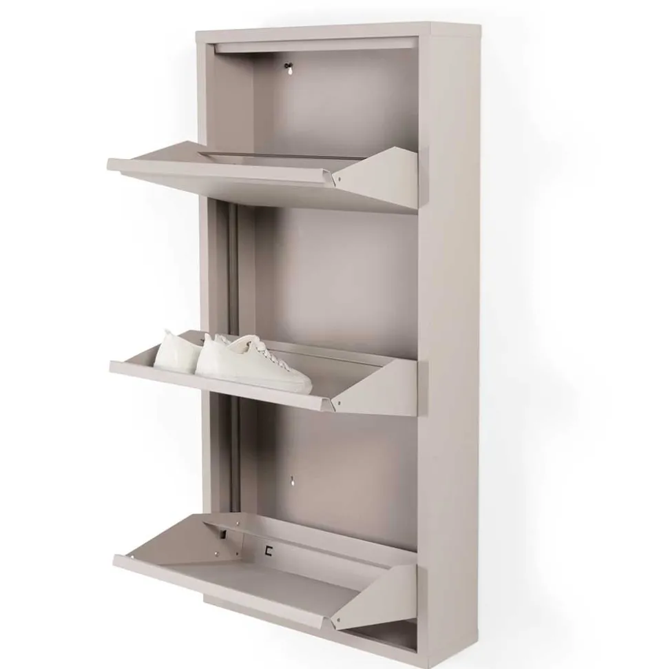 Hängeschrank mit drei Schuhklappen - Ruven