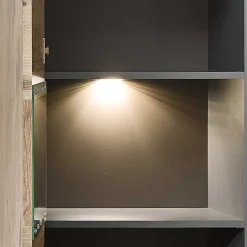 Hängeschrank mit Glas in Wildeiche NB - Zelio