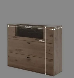 Hänge-Schuhschrank mit LED Beleuchtung - Vapposia