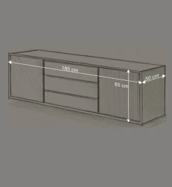 Hänge-Sideboard mit 180 cm Breite - Fredellia