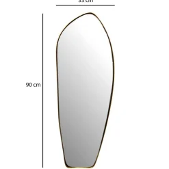 Hängespiegel in organischer Form - Racadia