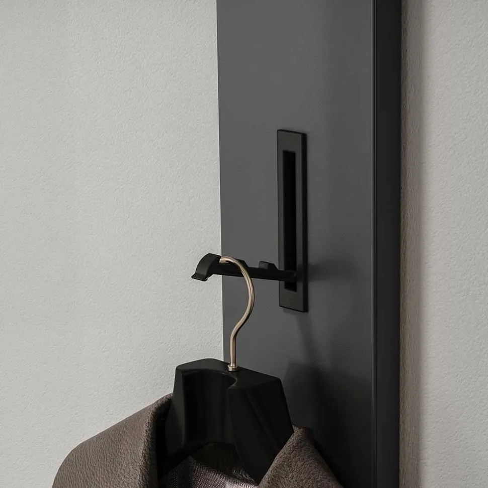 Hänge-Vertiko & Garderobe & Spiegel - Sidgarus (dreiteilig)