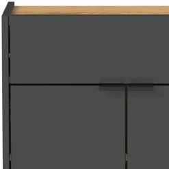 Hänge-Vertiko & Garderobe & Spiegel - Sidgarus (dreiteilig)