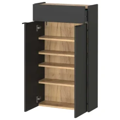 Hänge-Vertiko & runder Spiegel - Sidgarus (zweiteilig)