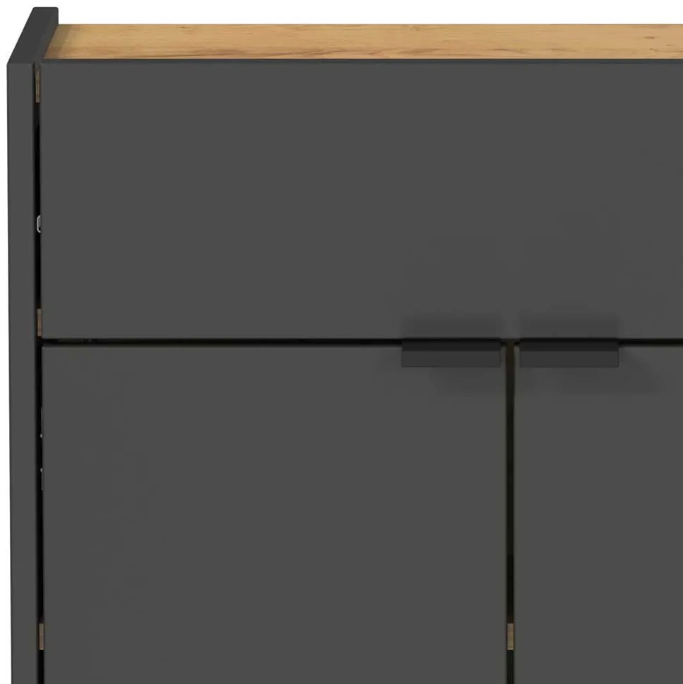 Hänge-Vertiko & runder Spiegel - Sidgarus (zweiteilig)