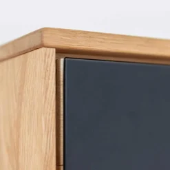 Hängevitrine aus Eiche und Glas - Masicuri