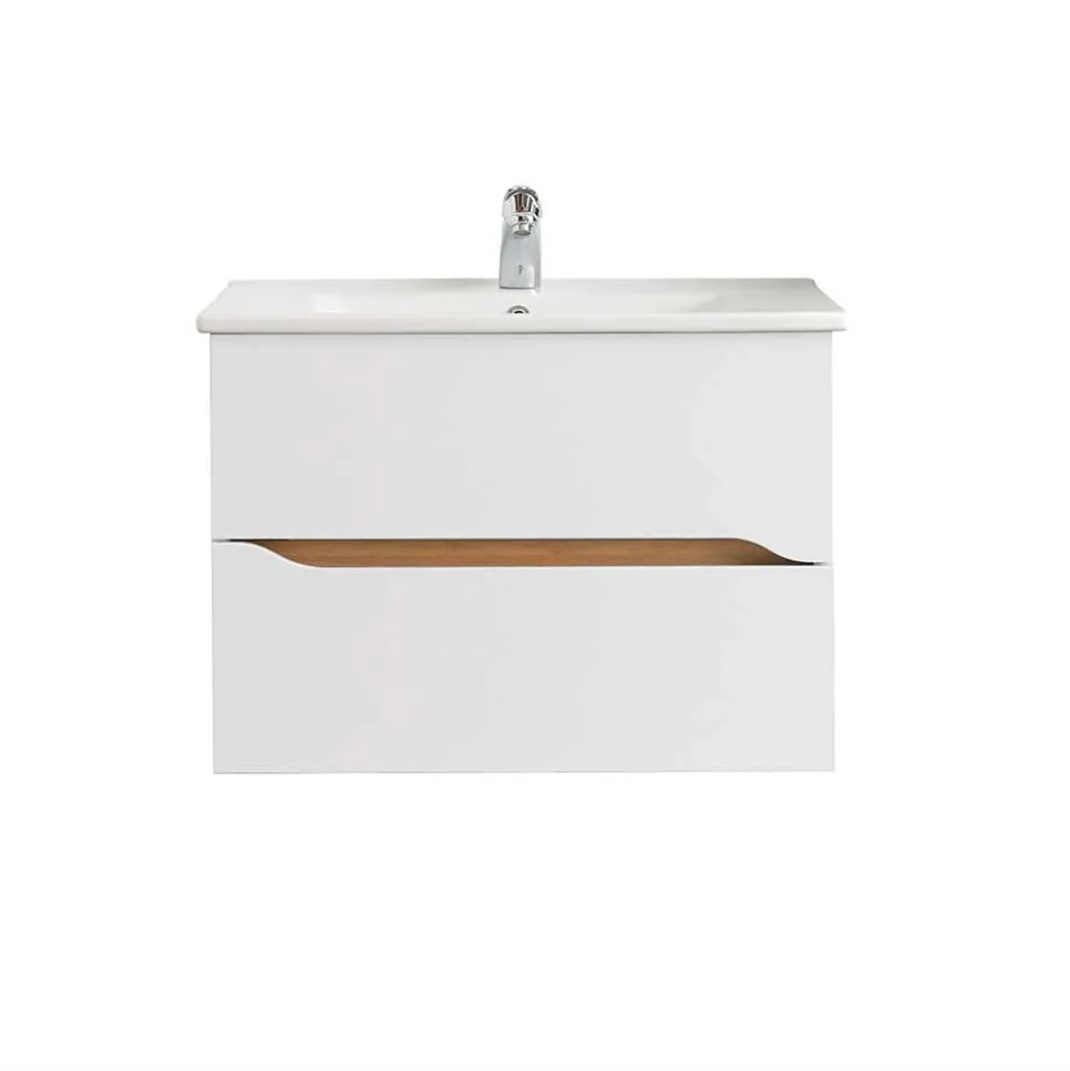 Hänge-Waschtisch mit zwei Schubladen - Zenata