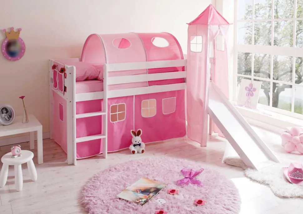 Hochbett Laura in Weiß