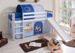 Hochbett Martey in Kiefer Massivholz